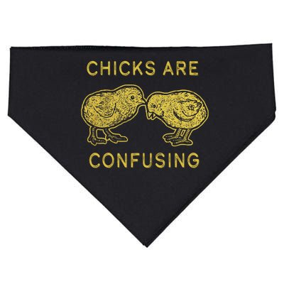 CHICKS ARE CONFUSING USA-Made Doggie Bandana