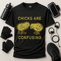 CHICKS ARE CONFUSING Performance Shirt