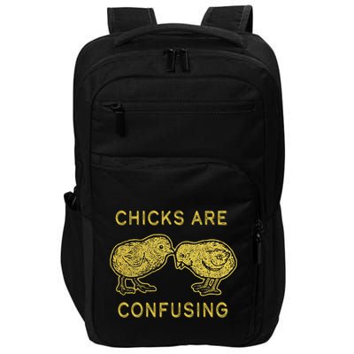 CHICKS ARE CONFUSING Impact Tech Backpack