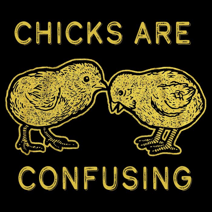 CHICKS ARE CONFUSING 7-Panel Snapback Hat
