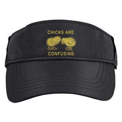 CHICKS ARE CONFUSING Adult Drive Performance Visor