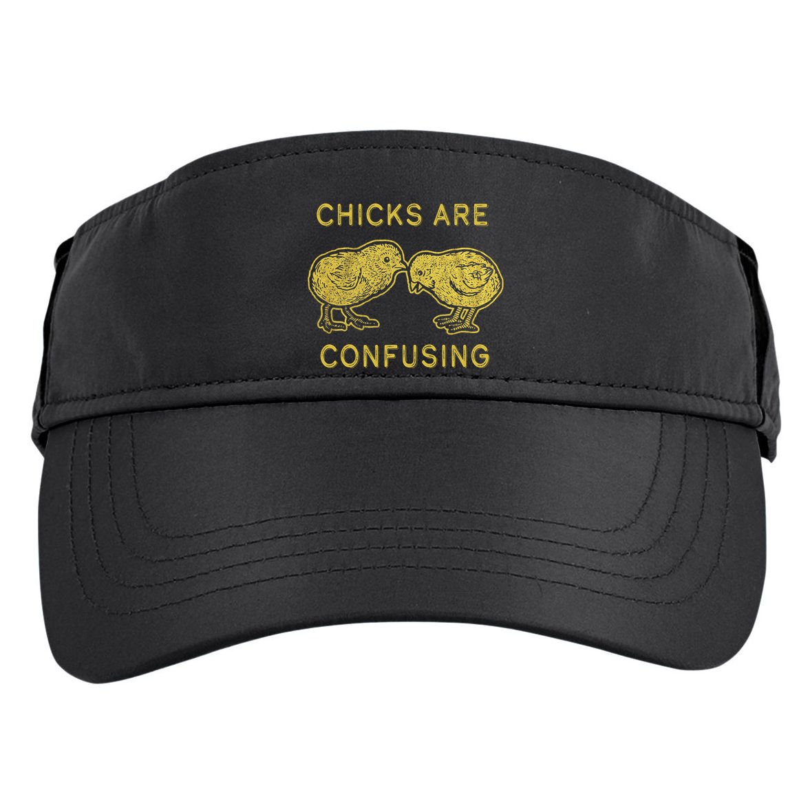CHICKS ARE CONFUSING Adult Drive Performance Visor