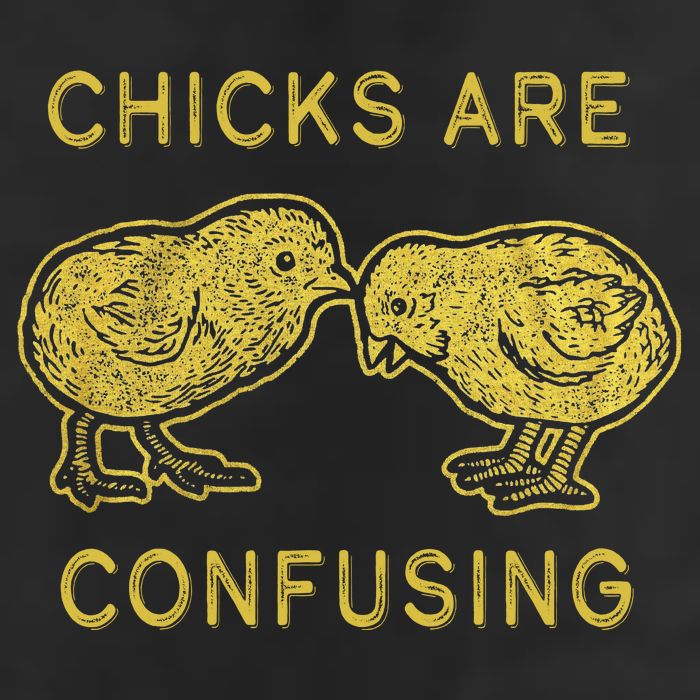CHICKS ARE CONFUSING Adult Drive Performance Visor