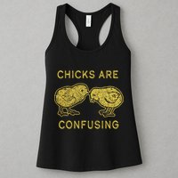 CHICKS ARE CONFUSING Womens Tank Top