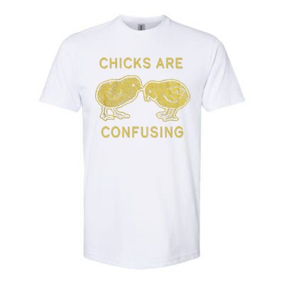 CHICKS ARE CONFUSING Softstyle® CVC T-Shirt