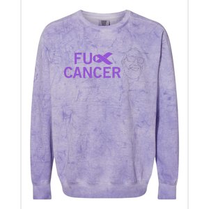 Cancer Awareness Colorblast Crewneck Sweatshirt