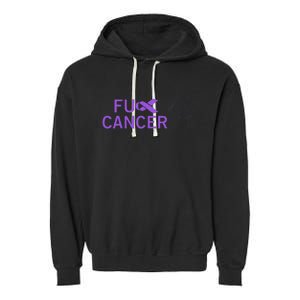 Cancer Awareness Garment-Dyed Fleece Hoodie