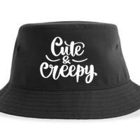 Cute And Creepy Halloween Funny Sustainable Bucket Hat
