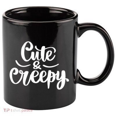 Cute And Creepy Halloween Funny 11oz C Handle Ceramic Mug