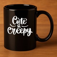 Cute And Creepy Halloween Funny 11oz C Handle Ceramic Mug