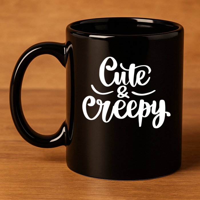Cute And Creepy Halloween Funny 11oz C Handle Ceramic Mug