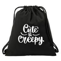 Cute And Creepy Halloween Funny Drawstring Bag
