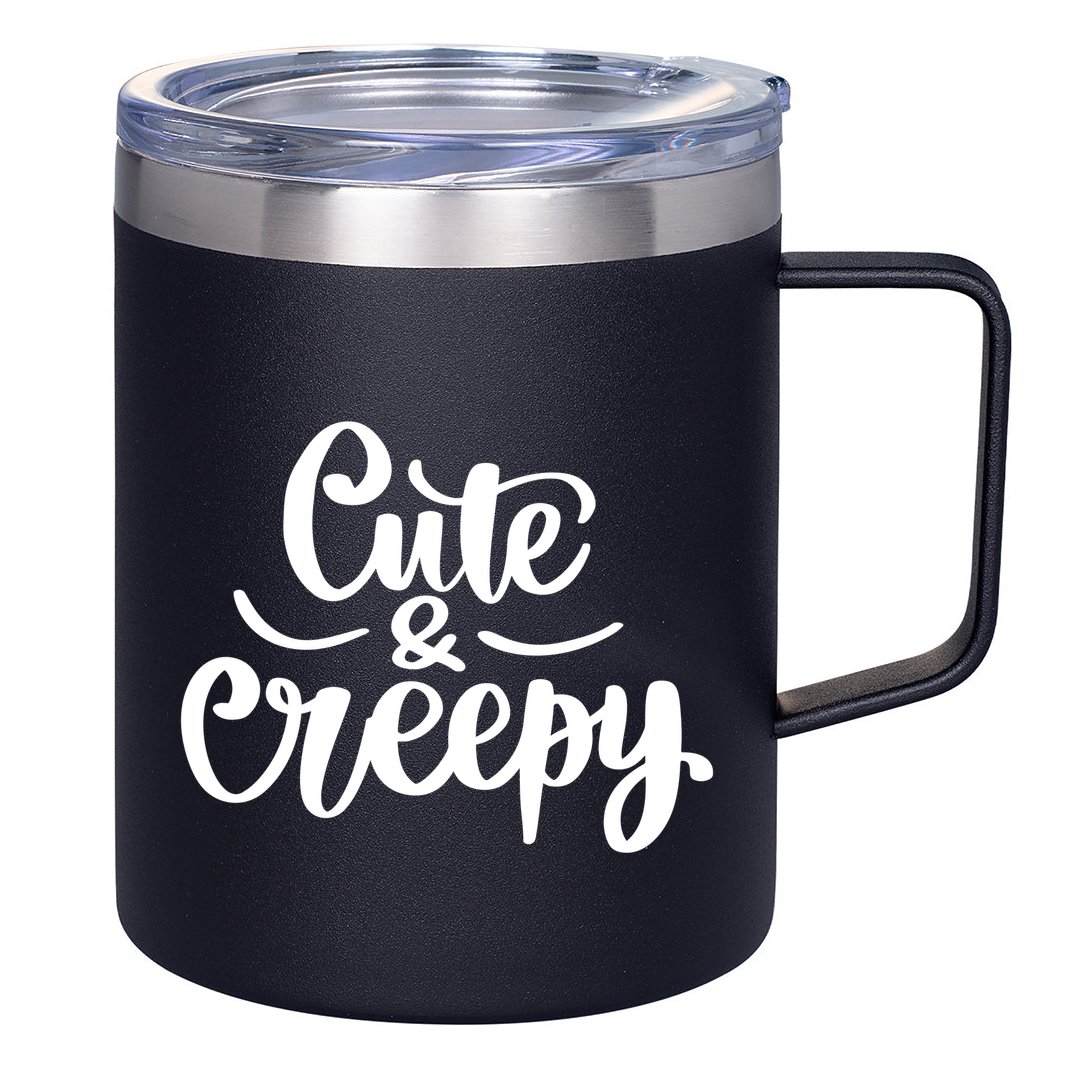 Cute And Creepy Halloween Funny 12oz Stainless Steel Coffee Mug