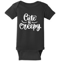 Cute And Creepy Halloween Funny Baby Bodysuit