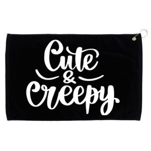 Cute And Creepy Halloween Funny Grommeted Golf Towel