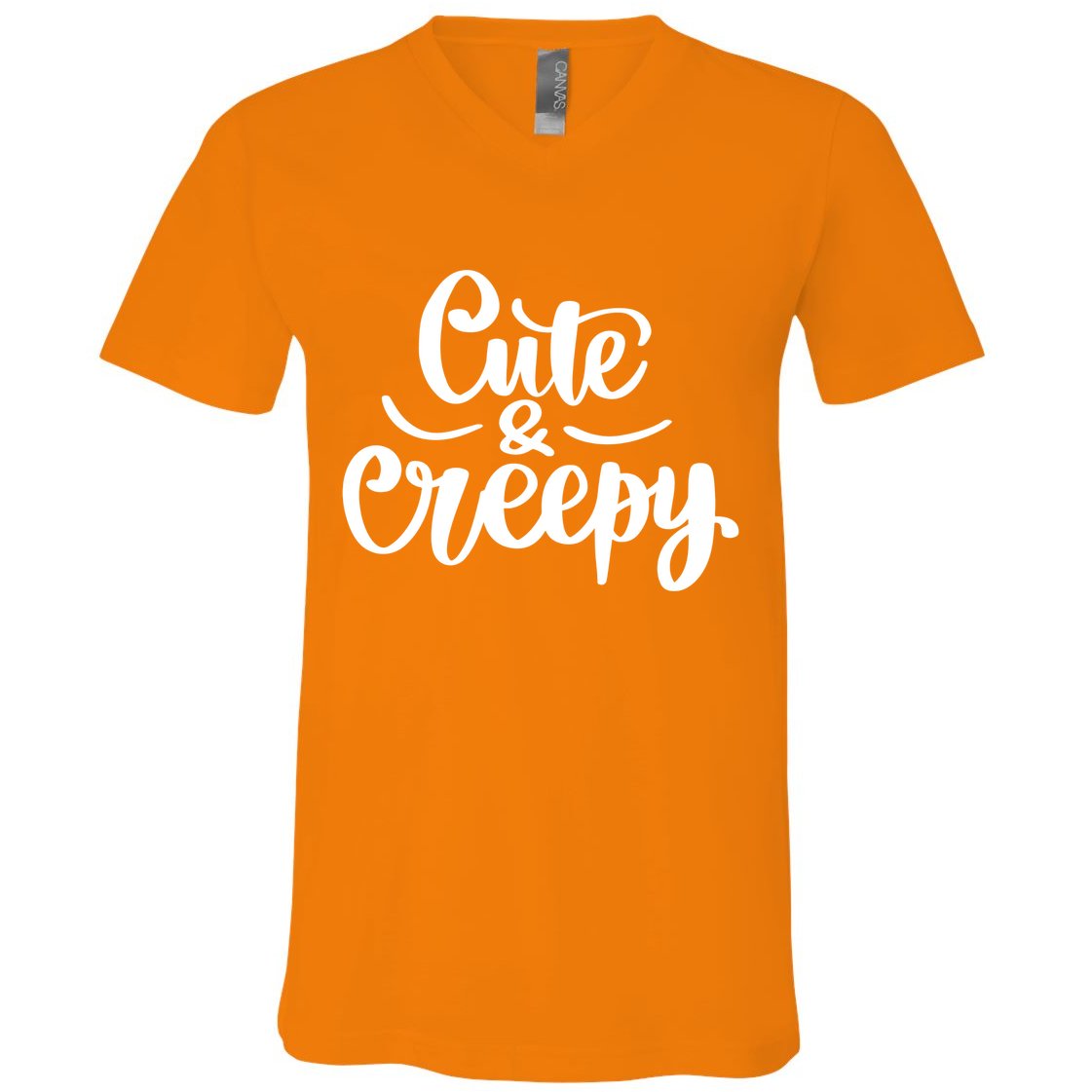 Cute And Creepy Halloween Funny V-Neck T-Shirt