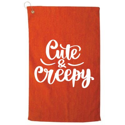 Cute And Creepy Halloween Funny Golf Towel
