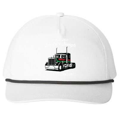 Christmas Asphalt Cowboy Trucker Truck Driver Gifts Snapback Five-Panel Rope Hat