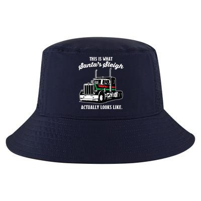 Christmas Asphalt Cowboy Trucker Truck Driver Gifts Cool Comfort Performance Bucket Hat