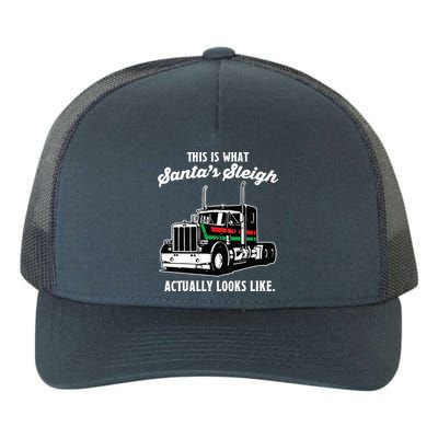 Christmas Asphalt Cowboy Trucker Truck Driver Gifts Yupoong Adult 5-Panel Trucker Hat