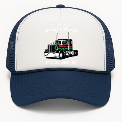 Christmas Asphalt Cowboy Trucker Truck Driver Gifts Trucker Hat