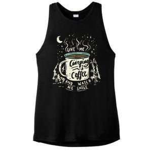 Camping And Coffee Ladies PosiCharge Tri-Blend Wicking Tank