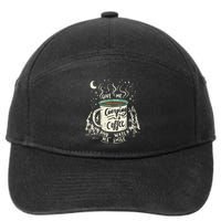 Camping And Coffee 7-Panel Snapback Hat