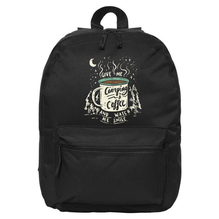 Camping And Coffee 16 in Basic Backpack
