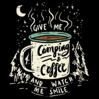 Camping And Coffee 16 in Basic Backpack