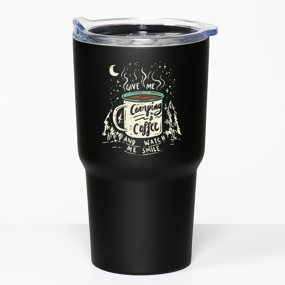 Camping And Coffee Tumbler
