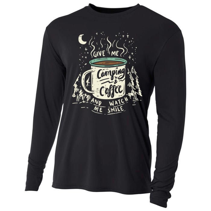 Camping And Coffee Cooling Performance Long Sleeve Crew