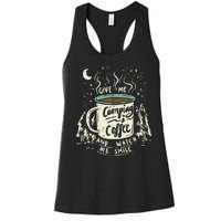 Camping And Coffee Women's Racerback Tank