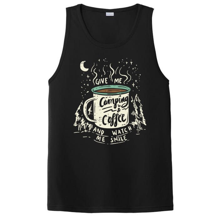 Camping And Coffee PosiCharge Competitor Tank