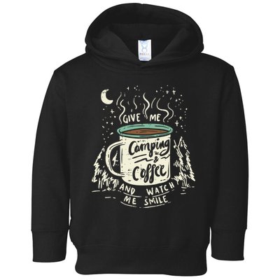 Camping And Coffee Toddler Hoodie