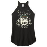 Camping And Coffee Women's Perfect Tri Rocker Tank