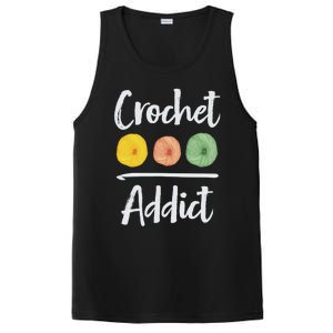 Crochet Addict Crocheting Gift For Mom Crocheters Yarn Lover Gift PosiCharge Competitor Tank