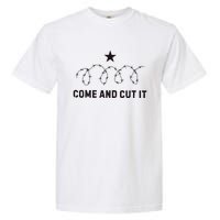 Come And Cut It Barbed Wire Political Garment-Dyed Heavyweight T-Shirt