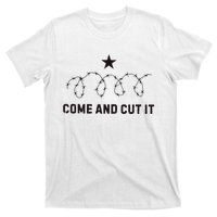 Come And Cut It Barbed Wire Political T-Shirt