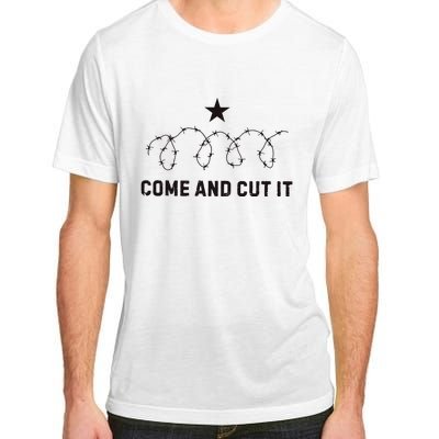 Come And Cut It Barbed Wire Political Adult ChromaSoft Performance T-Shirt