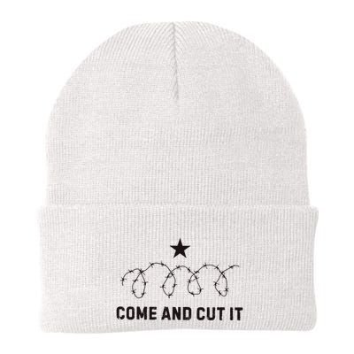 Come And Cut It Barbed Wire Political Beanie