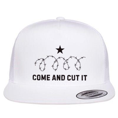 Come And Cut It Barbed Wire Political Flatbill Hat