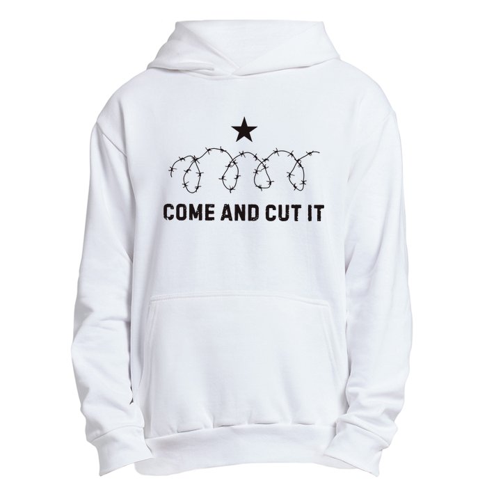 Come And Cut It Barbed Wire Political Urban Pullover Hoodie