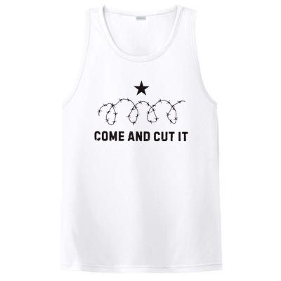 Come And Cut It Barbed Wire Political PosiCharge Competitor Tank