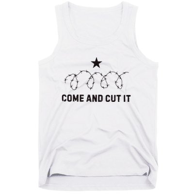 Come And Cut It Barbed Wire Political Tank Top