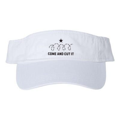 Come And Cut It Barbed Wire Political Visor