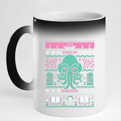 Cthulhu Awakens 11oz Black Color Changing Mug