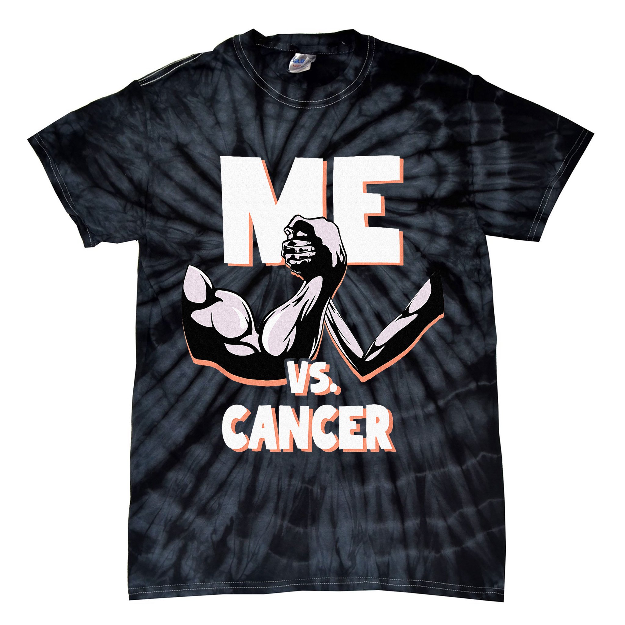 Cancer Awareness Chemotherapy Leukemia Cancer Survivor Tie-Dye T-Shirt