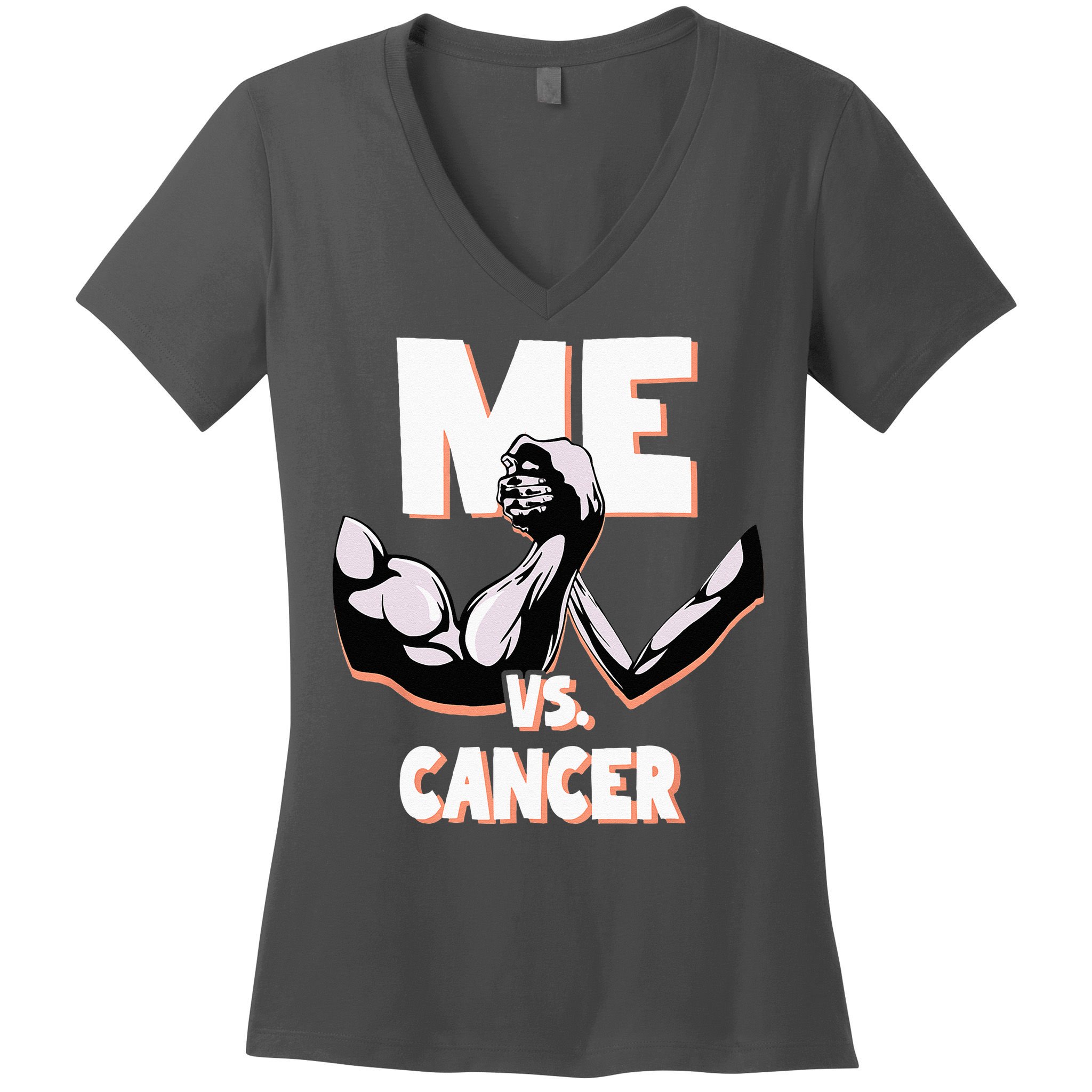 Cancer Awareness Chemotherapy Leukemia Cancer Survivor Women's V-Neck T-Shirt