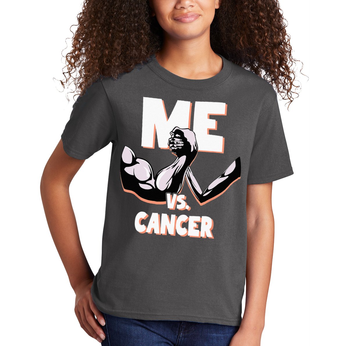 Cancer Awareness Chemotherapy Leukemia Cancer Survivor Kids T-Shirt