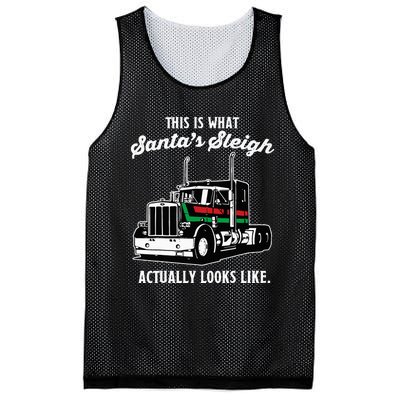 Christmas Asphalt Cowboy Trucker Truck Driver Gifts Mesh Reversible Basketball Jersey Tank